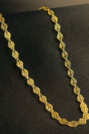 Choker Com Folhas Banhado Em Ouro 18k Cor:dourado