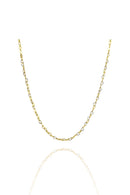 Choker Com Coração Vazado Pequeno Interligado Banhado Em Ouro 18k Cor:dourado