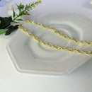 Choker Corrente Com Elos Ovalados Banhado Em Ouro 18k Cor:dourado