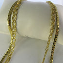 Colar Duplo Com Correntes Grossas Banhado Em Ouro 18k Cor:dourado