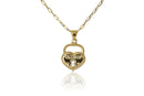 Colar Com Pingente De Cadeado Escrito Amor Folheado Ouro 18k