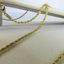 Colar Cordão Baiano 2.5 Banhado Em Ouro 18k Cor:dourado