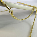 Colar Cordão Baiano 2.5 Banhado Em Ouro 18k Cor:dourado