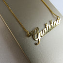 Colar Gratidão Banhado Em Ouro 18k Cor:dourado