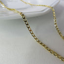 Colar Corrente De Elos Banhado Em Ouro 18k Cor:dourado
