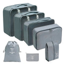 Kit 7 Peças Necessaire Organizadores Cor:azul Claro