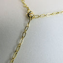 Choker Com Coração Vazado Pequeno Interligado Banhado Em Ouro 18k Cor:dourado
