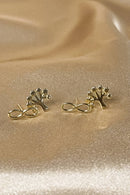 Duo Arvore Da Vida E Infinito Banhado Em Ouro 18k Cor:dourado