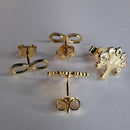 Duo Arvore Da Vida E Infinito Banhado Em Ouro 18k Cor:dourado