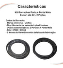 Kit Borrachas Porta E Porta Mala Escort Até 92 2 Portas - UN / 3