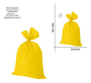 Saco De Lixo 100l Reforçado Amarelo 20 Und