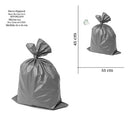 Saco De Lixo 20 L Reforçado Cinza 50 Und
