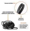 Jogo De Borrachas De Portas Completo Kombi 1976 A 1996