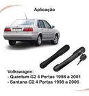 Par Maçanetas Diant Preto C/ Chave Santana G2 98 A 06 4 Ptas - UN / 2