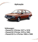 Maçaneta Ext Porta  Dianteira Passat 77 A 88
