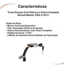 Trava Direção Com Elétrica E Chave Completa Master 02 A 13