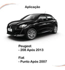 Par De Palhetas Dianteiras 26 /15  Peugeot 208 Punto Após 07