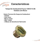 Tampa De Combustível Fusca 1300 67 A 86 Vedada Com Rosca