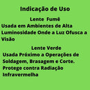 Kit 40 óculos Protetor Epi Regulagem Resistente Incolor Ca - UN / 40