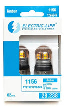 Lâmpada Led Automotiva Miniatura Amber Fluxo De 380 Lumens
