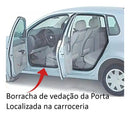 Kit 4 Borrachas Vedação Porta Argo Após 18 Modelo Original