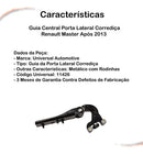 Guia Central Porta Lateral Corrediça Renault Master Após 13