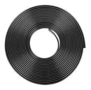 Borracha Couro De Cobra Proteção Da Porta 7x14 Mm Preta 10 M