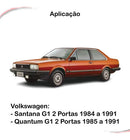 Par Borracha Quebra-vento Quantum Santana G1 1984 A 1991