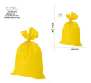 Saco De Lixo 40l Reforçado Amarelo 100 Und