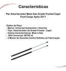 Par Amortecedor Mola Gás Grade Frontal Capô Cargo Após 2011