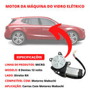 Motor Do Vidro Elétrico Direito 8 Dentes 12 Volts Mabuchi