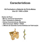 Kit Fechadura E Batente Do Porta-malas Uno G1 1995 A 2004