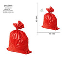 Saco De Lixo 40l Reforçado Vermelho 100 Und