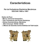 Par De Fechaduras Dianteiras Mecânica D20 D40 1985 A 1997