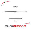 Kit 5 Amortecedores Para Móveis 24,8 X 16,8 Cm Carga 15 Kg - UN / 5