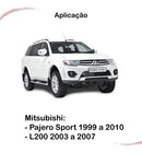Kit Completo 4 Maçanetas Exter Cromadas Pajero Sport 99 A 11