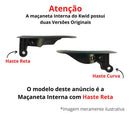 Kit 2 Maçaneta Interna Gatilho Puxador Cromada Kwid 17 A 22 - UN / 2