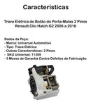 Trava Elétrica Do Porta-malas 2 Pinos Clio Hatch G2 06 A 16