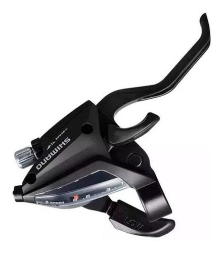Alavanca Cambio/freio St-ef500 Ez Fire Para V Brake 8v Dir P