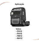 Tecla Vidro Elétrico 12v C/ Desembaçador E Trava Fh12 Fh16