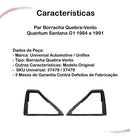 Par Borracha Quebra-vento Quantum Santana G1 1984 A 1991
