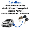 Cilindro Porta Direita Clio 2 Após 99 Todos 2 E 4 Portas