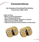 Par Fechadura Porta Diant/tras Dir/esq Fiorino Uno 85 A 13