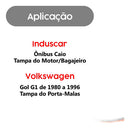 Par Amortecedores Tampa Motor ônibus Caio 42,7x25,7 Cm 37 Kg