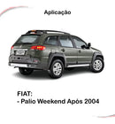 Par Amortecedor Do Porta-malas 52,6cm Palio Weekend Após 04