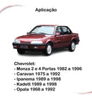 Par Moldura Maçaneta Inter Preto Monza 82 A 96 Opala 68 A 92