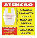 Sacola Preta Reforçada 30x40 Pacote 4 Kg