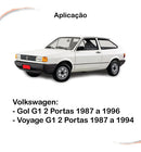Par Maçaneta Externa Friso Preto C/ Chave Gol Voyage 87 A 96 - UN / 2