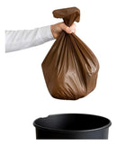Saco De Lixo 20l Reforçado Marrom 50 Und