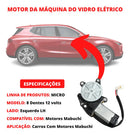 Motor Vidro Eletrico Esquerdo Universal Mabuchi 12v 8 Dent